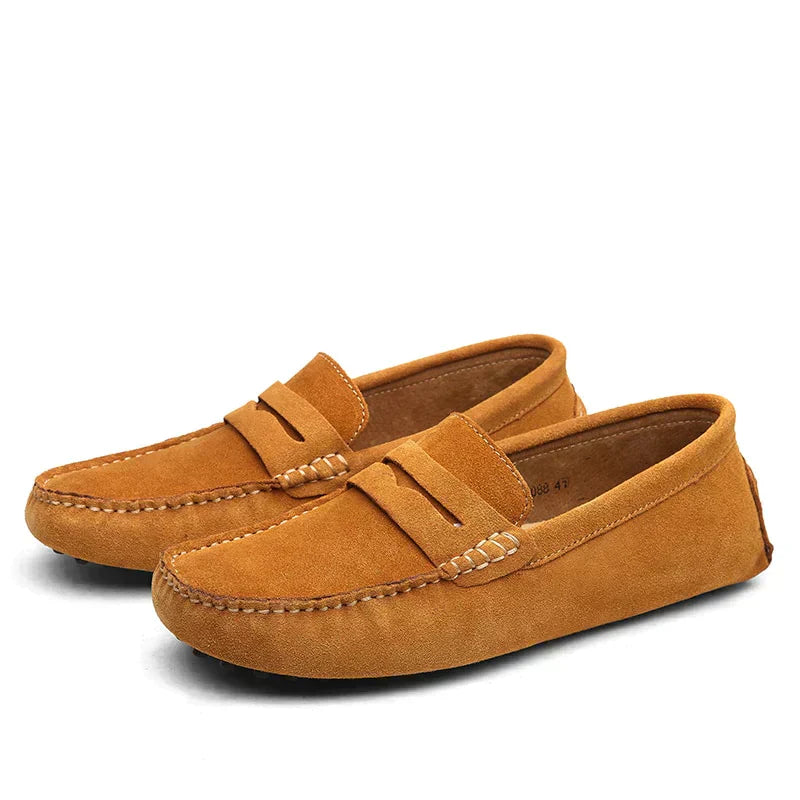 Wilfried - Italienische Wildleder-Loafer