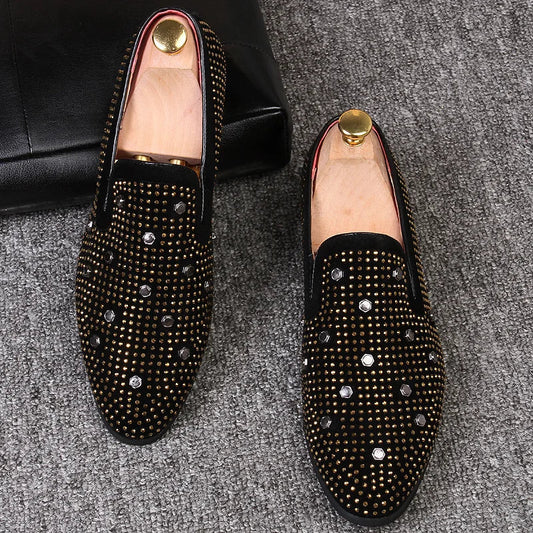 Cassian - Luxurious loafers with stud embellishments